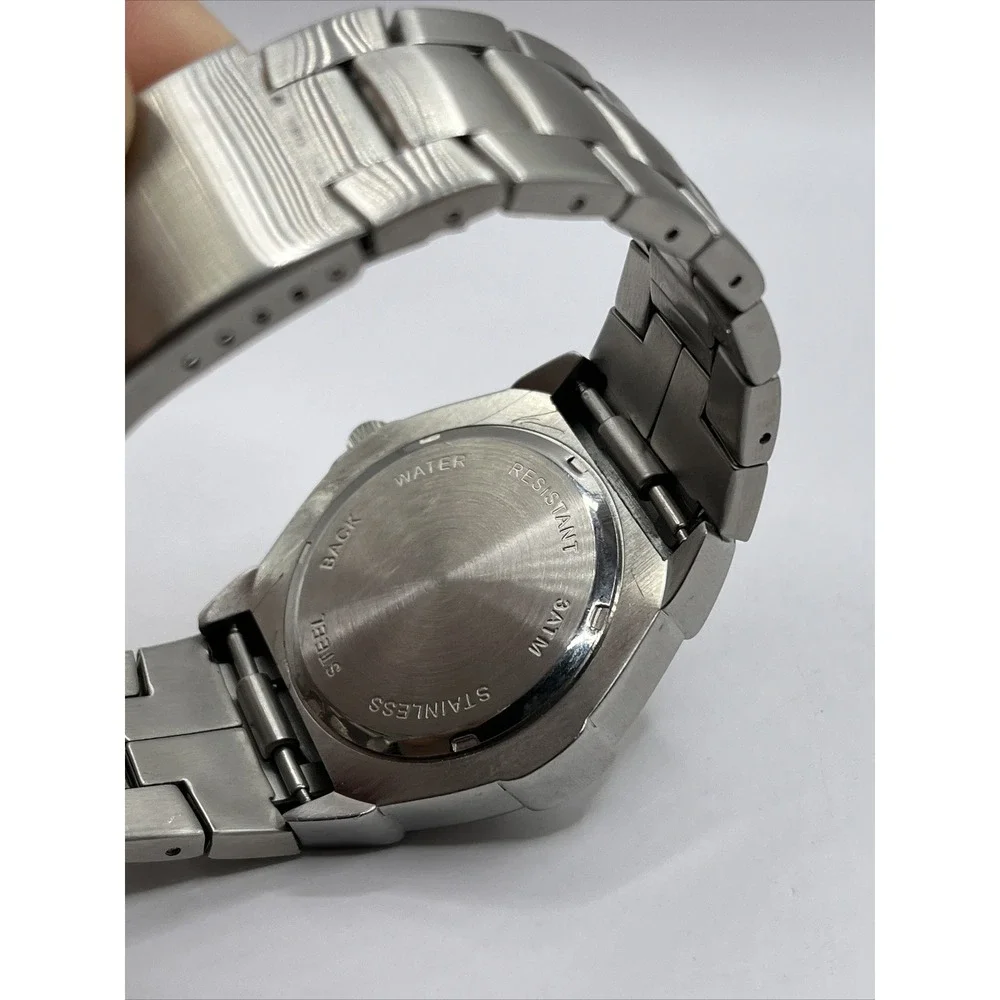Saint Louis University Hospital Men's Quartz‎ Watch Silver Tone- New Battery